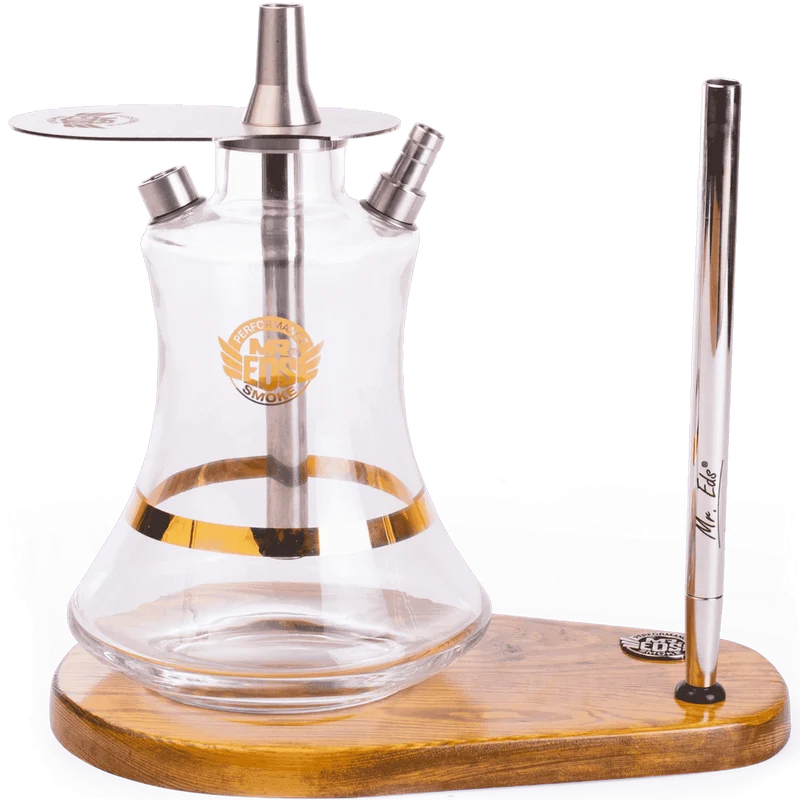 Mr Eds E16 Steel, Shisha, gold, 1er, 25 cm, Stahl