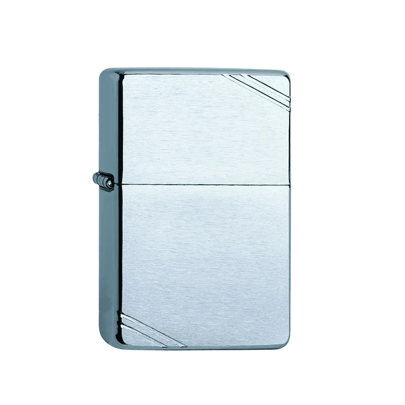 Zippo 60001167 Vintage Chrome Brushed
