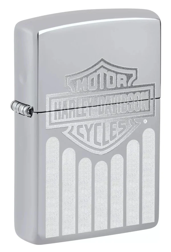 Zippo Harley Davidson Bar and Shield Engraved