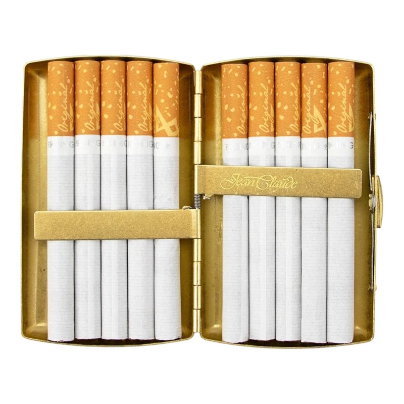 JC Brass Venetian Cigaret Etui til 10 King Size