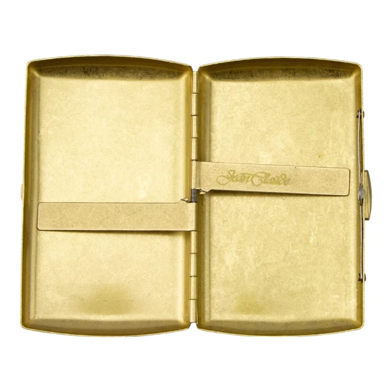 JC Brass Antique Cigaret Etui til 10 King Size