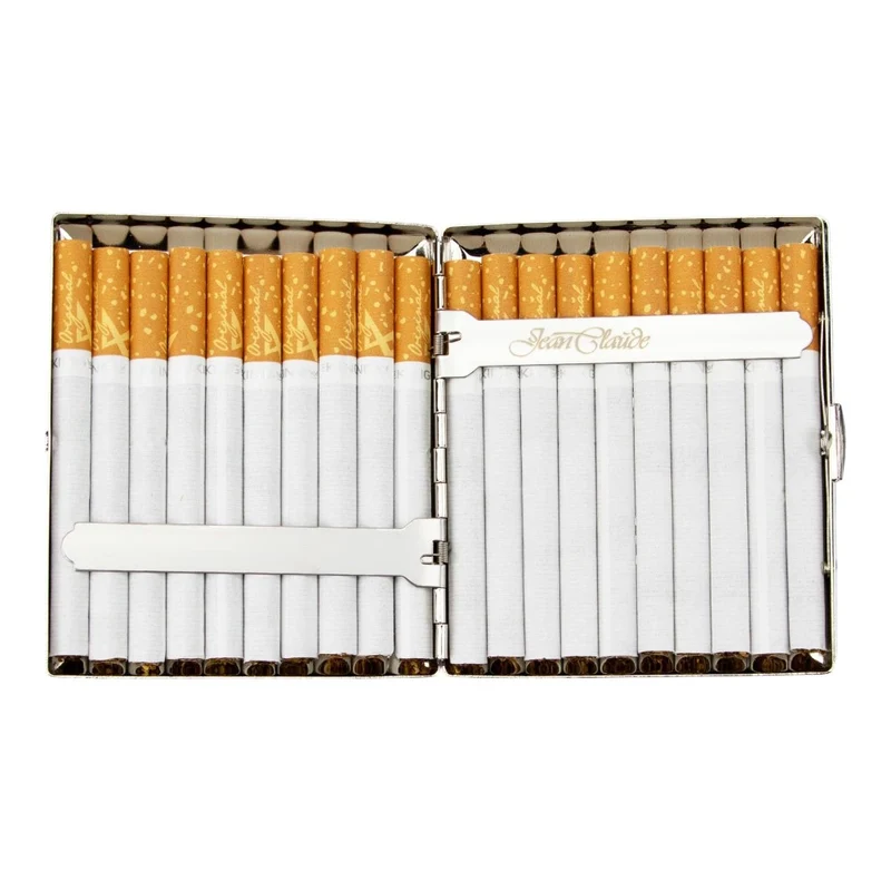 JC Brushed Cigaret Etui til 18 King Size Cigaretter