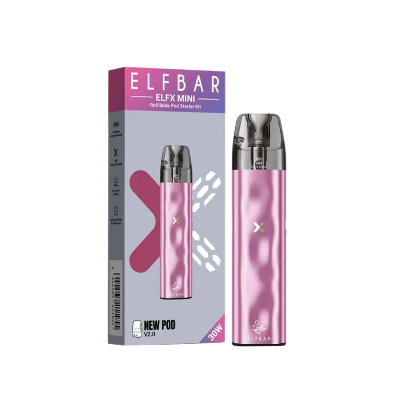 Elfbar - ELFX Mini 2.0 Refillable Pod Kit - Pink