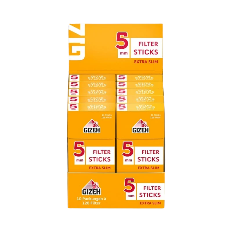 GIZEH - Filter Sticks Extra Slim 5mm