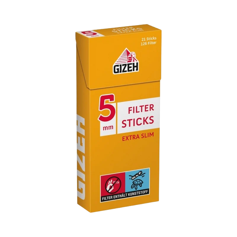 GIZEH - Filter Sticks Extra Slim 5mm