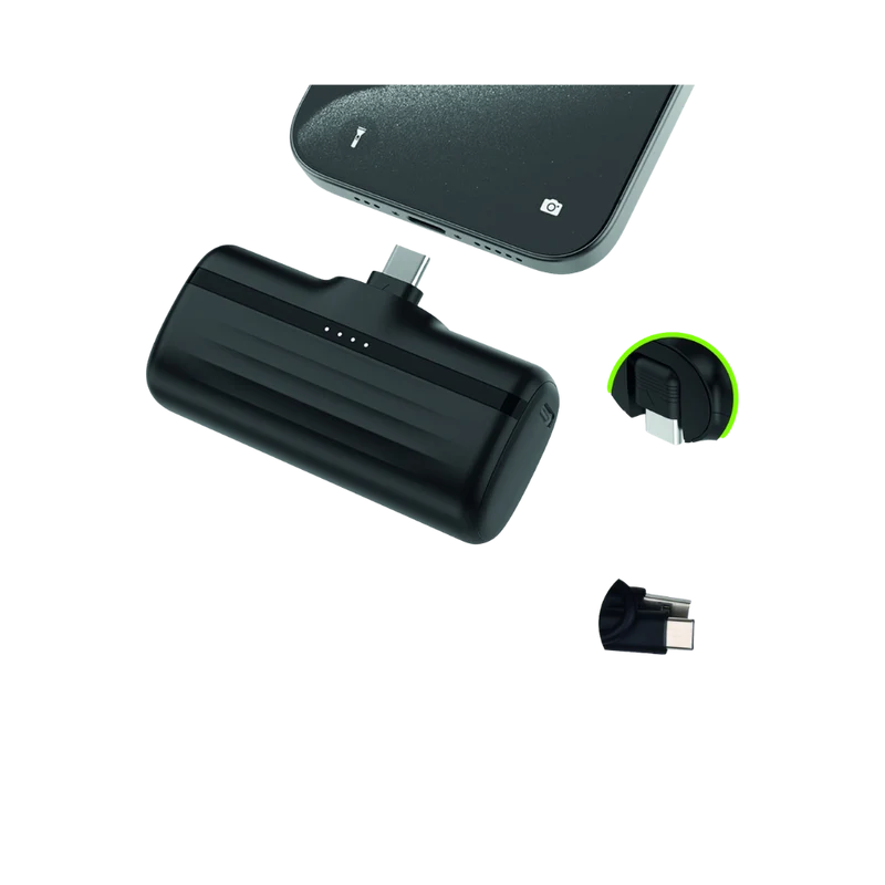 TEKMEE - Power Bank einsteckbar 5000 mAh USB-C - 12er