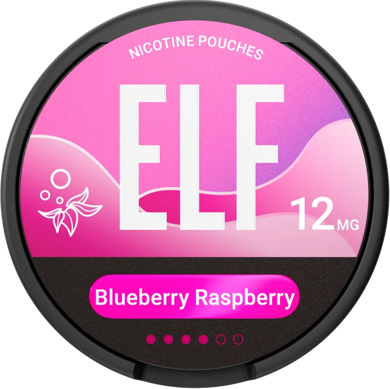 Elf Blueberry Raspberry Pouches 12mg