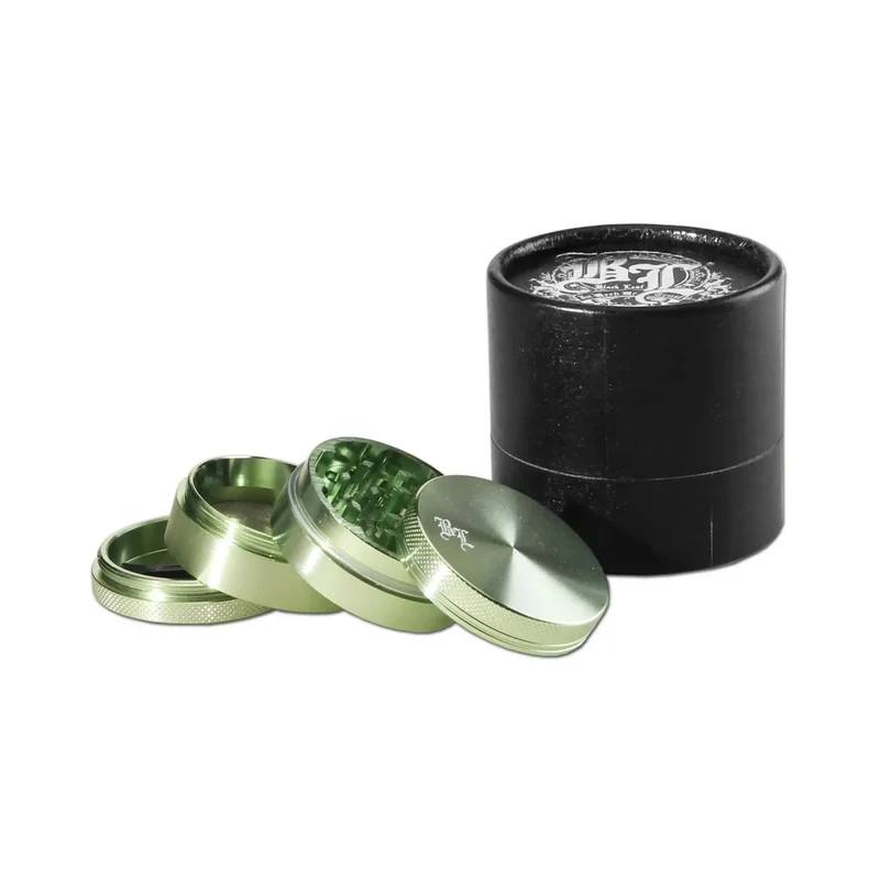 Black Leaf® Aluminium Grinder, 4-teilig, Mintgrün, 40mm