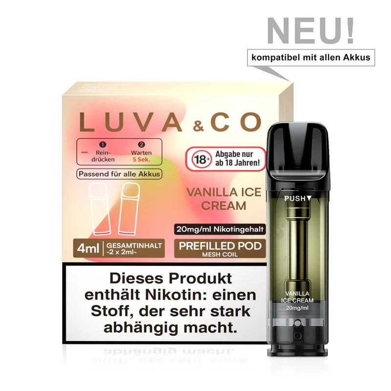 LUVA & CO Prefilled Pod Vanilla Ice Cream