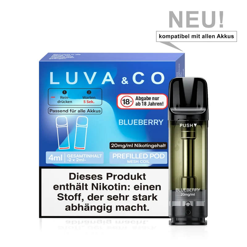 LUVA & CO Prefilled Pod Blueberry