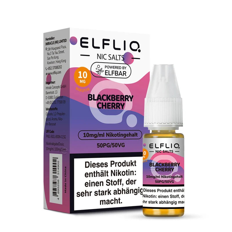 ELFLIQ 10mg/ml Blackberry Cherry
