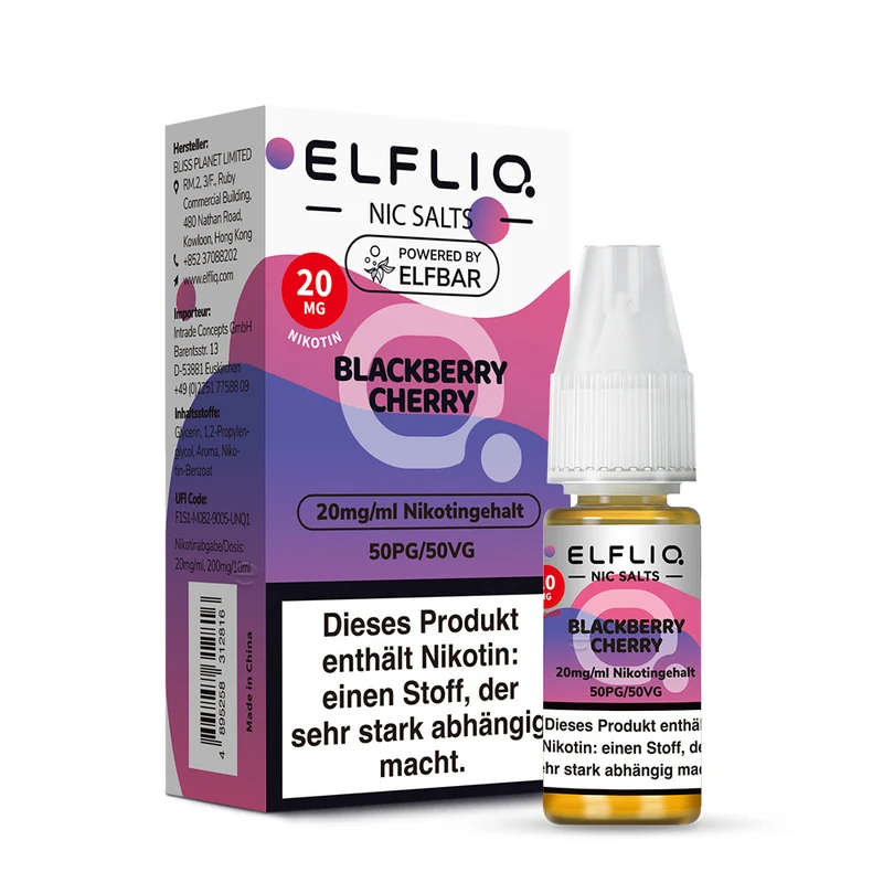ELFLIQ 20mg/ml Blackberry Cherry