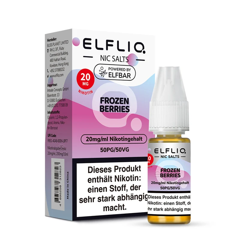 ELFLIQ 20mg/ml Frozen Berries