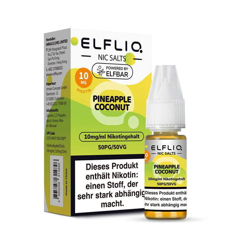 ELFLIQ 10mg/ml Pineapple Coconut