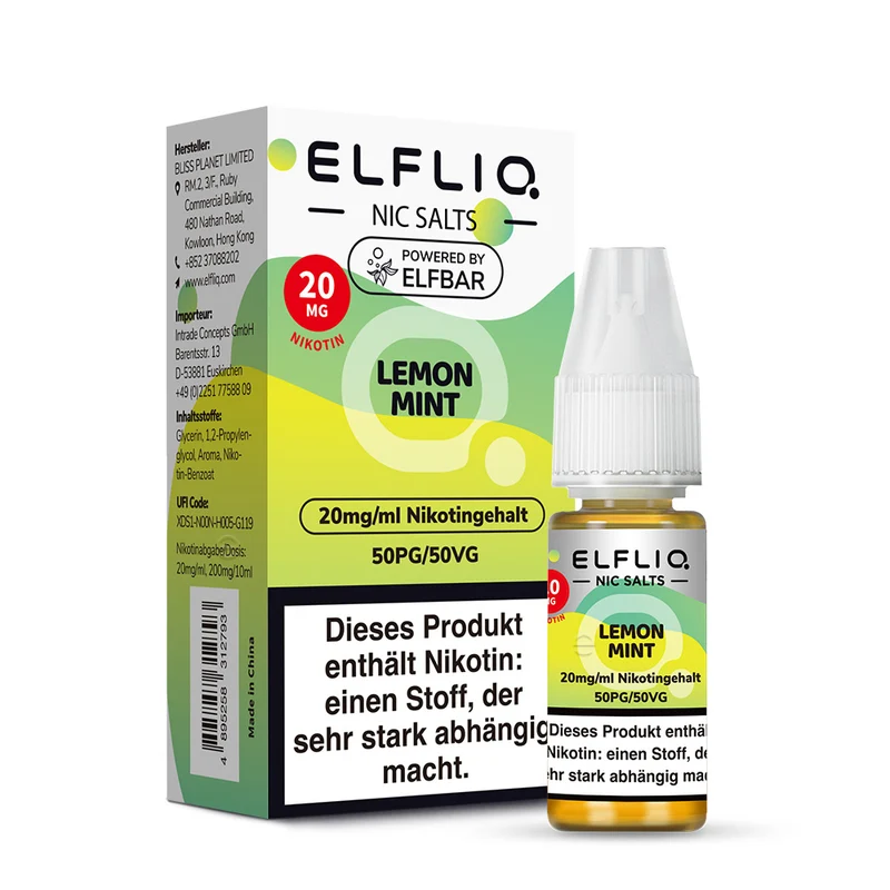 ELFLIQ 20mg/ml Lemon Mint