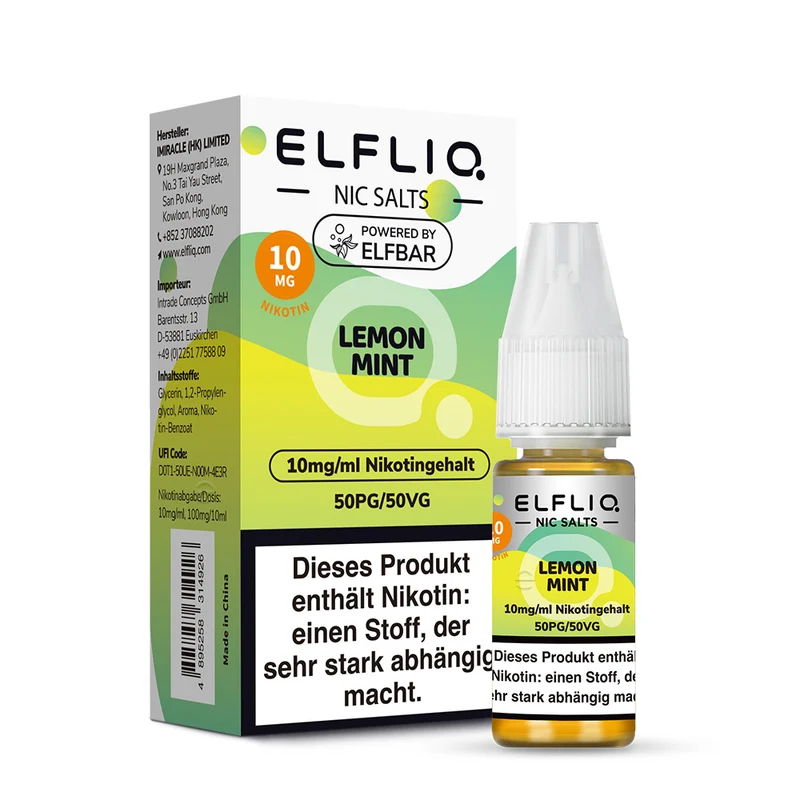 ELFLIQ 10mg/ml Lemon Mint