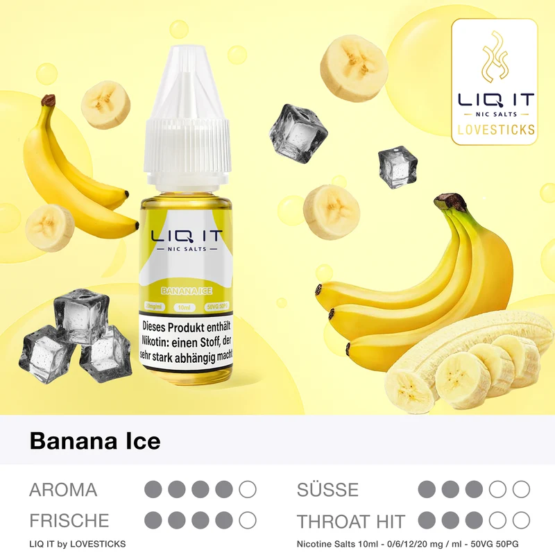 BANANA ICE - LIQIT 12MG/ML