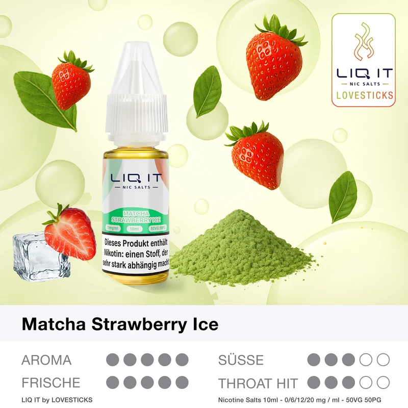 MATCHA STRAWBERRY ICE - LIQIT 6MG/ML