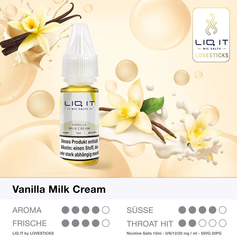 VANILLA MILK CREAM - LIQIT 12MG/ML
