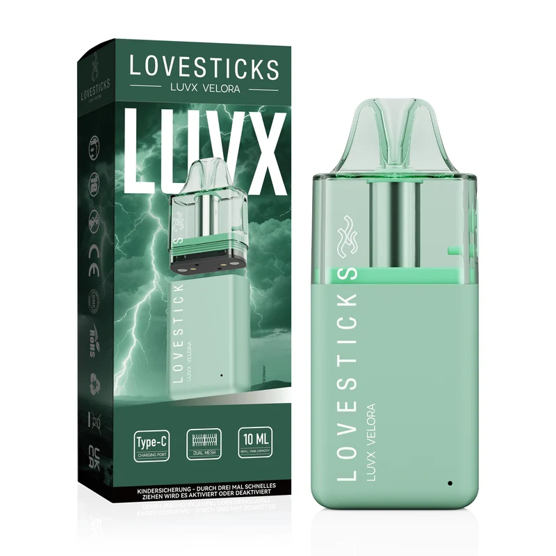 LUVX VELORA Pod Kit 10ml - Refill - Green - kurzfristiger Aktionspreis