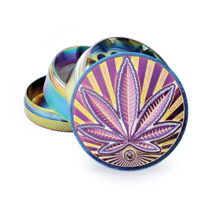 FireFlow Metall-Grinder «Highlife» Icy 5 cm 4-teilig (4 Stk.)