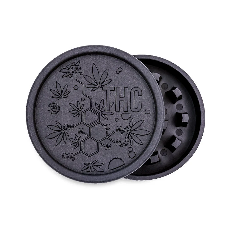 FireFlow Hemp Grinder «THC Molecule» 5.5 cm 2-teilig (8 Stk.)