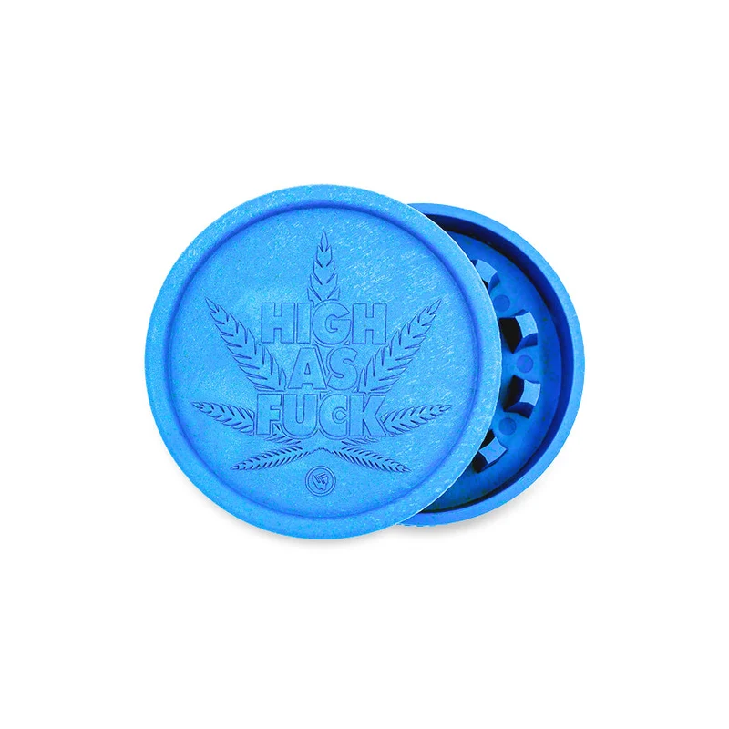 FireFlow Hemp Grinder «High as Fuck» 5.5 cm 2-teilig (8 Stk.)