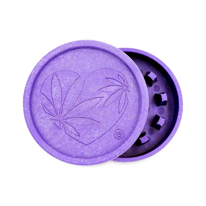 FireFlow Hemp Grinder «420 Heart» 5.5 cm 2-teilig (8 Stk.)