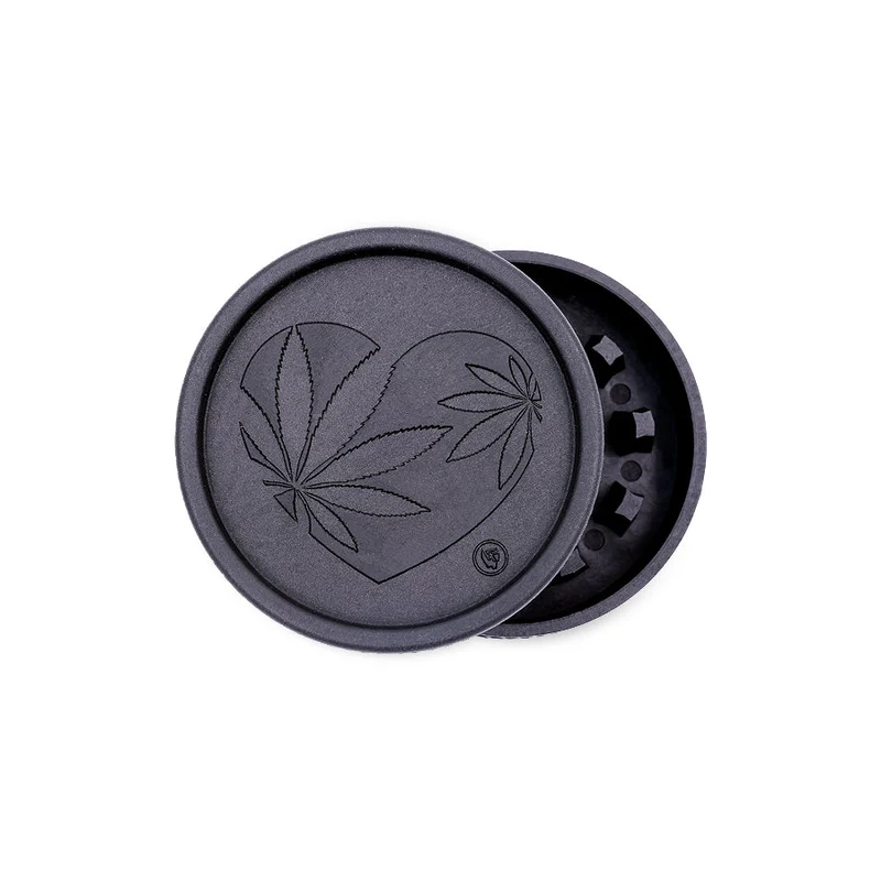 FireFlow Hemp Grinder «420 Heart» 5.5 cm 2-teilig (8 Stk.)