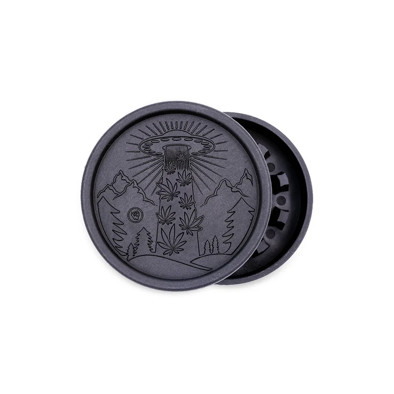 FireFlow Hemp Grinder «420 Alien» 5.5 cm 2-teilig (8 Stk.)
