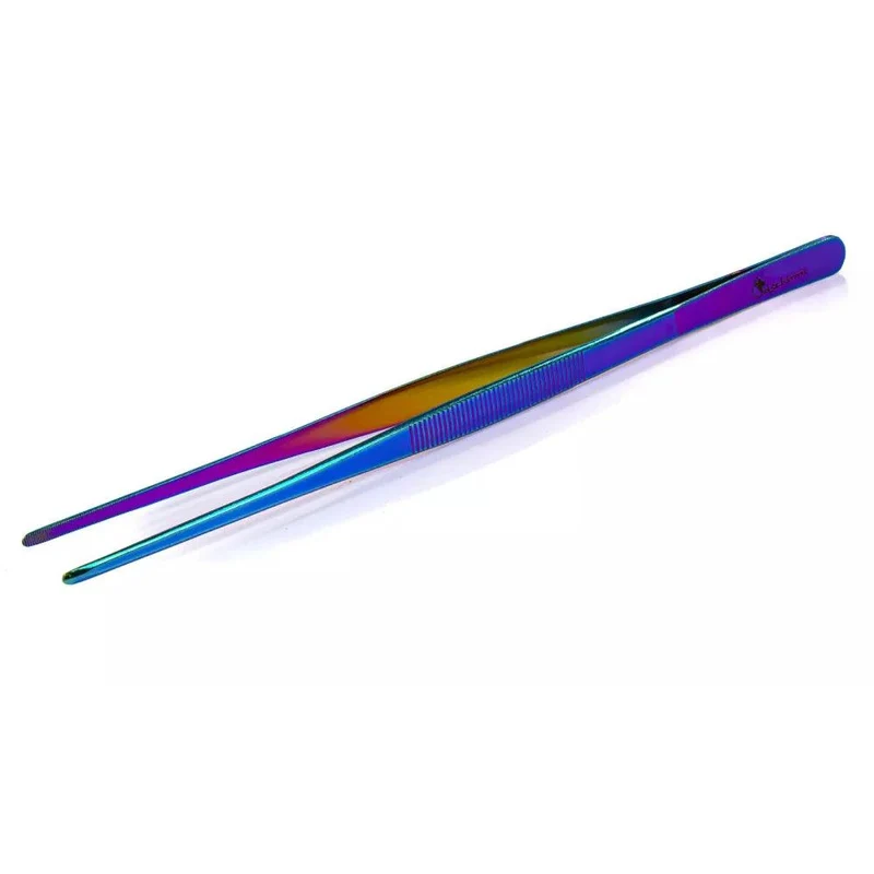 Dschinni Edelstahl Kohle Zange 30cm