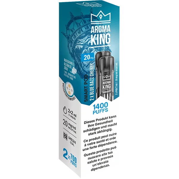 Aroma King SMART 2 Pods Blue Razz Cherry 20mg