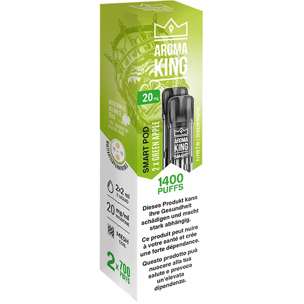 Aroma King SMART 2 Pods Green Apple 20mg
