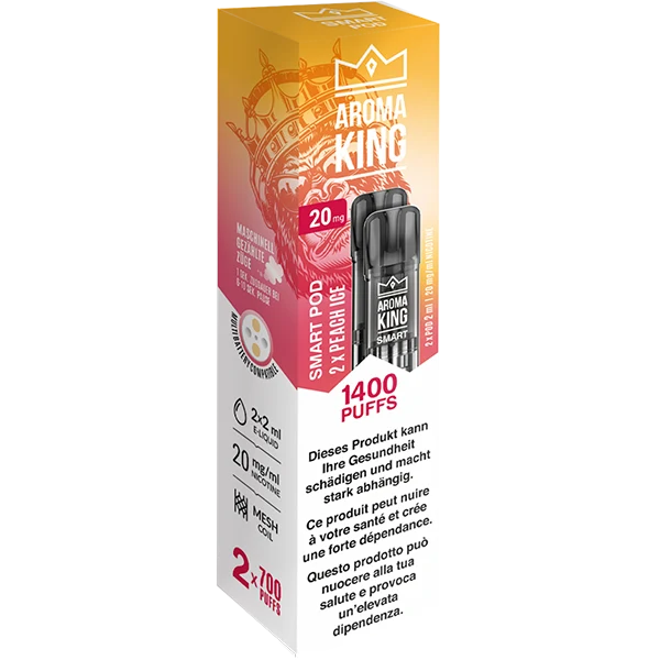Aroma King SMART 2 Pods Peach Ice 20mg
