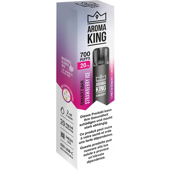 Aroma King SMART BAR 700 Strawberry Ice 20mg