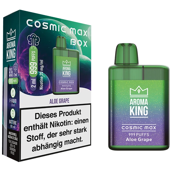 Aroma King Cosmic Max Box Aloe Grape 20mg