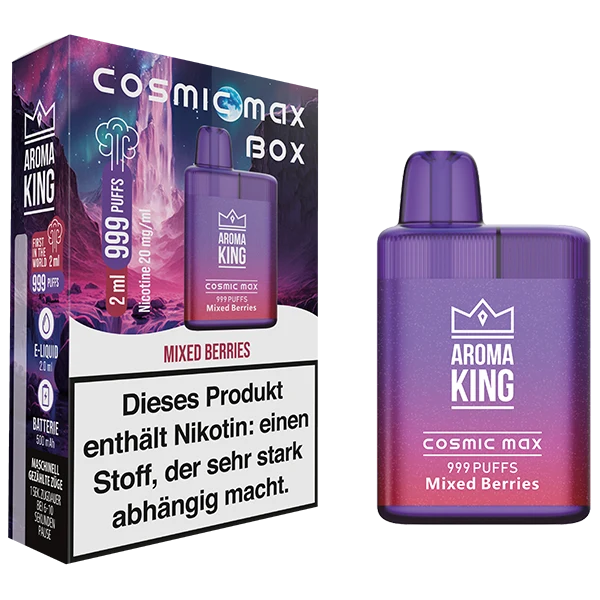 Aroma King Cosmic Max Box Mixed Berries 20mg