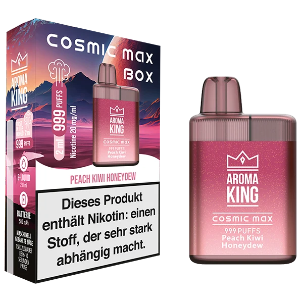 Aroma King Cosmic Max Box Peach Kiwi Honeydew 20mg