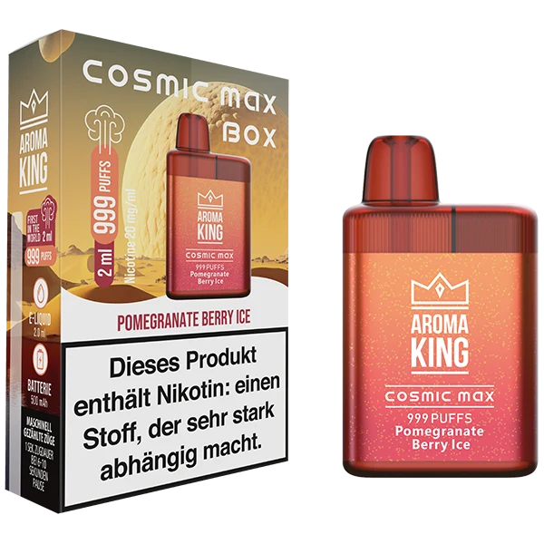 Aroma King Cosmic Max Box Pomegranate Berry Ice 20mg