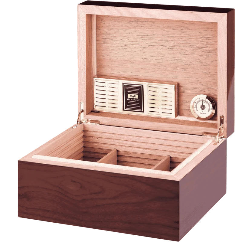 Angelo Humidor Echtholz Furnier, 75-100 Zigarren