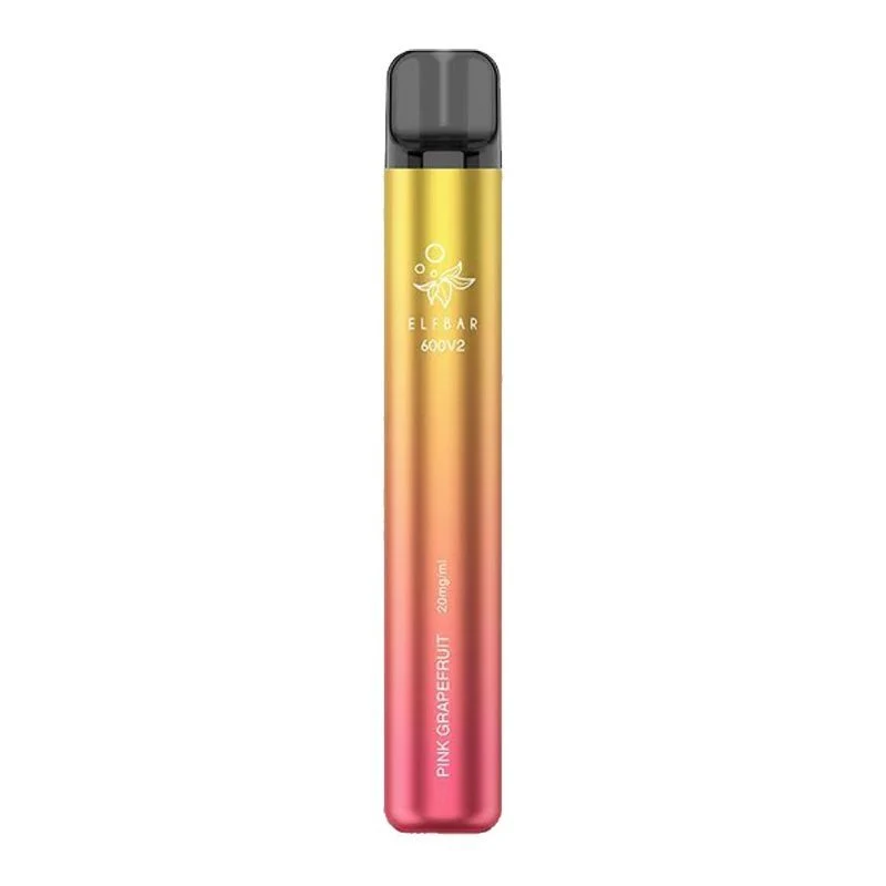 Elf Bar 600 V2 Einweg Vape Pink Grapefruit (20 mg / 600 Puffs)