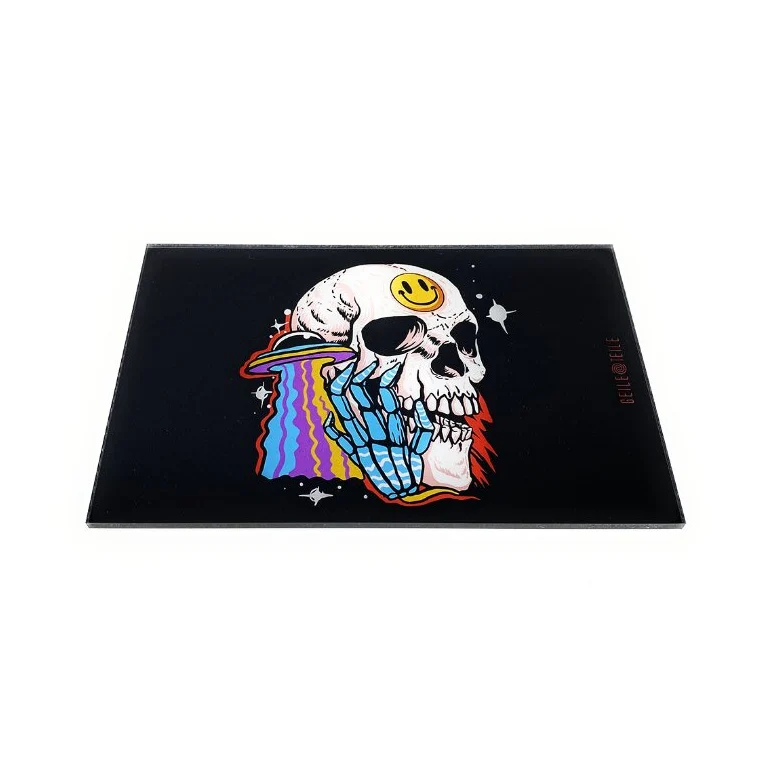 Geile Teile Acrylplatte «Acid Skull» 22 × 14 cm