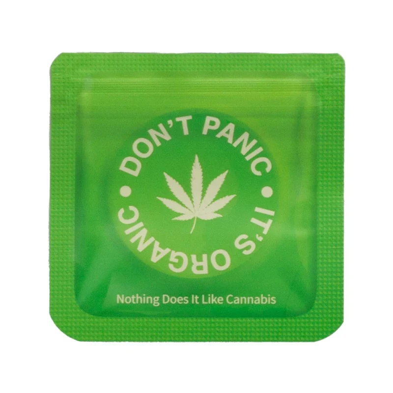 Don't Panic Bag Grün 6.4 × 6.4 cm (10 Stk.)