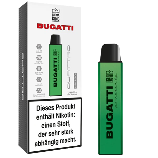 Aroma King Bugatti Quattro Apple Peach