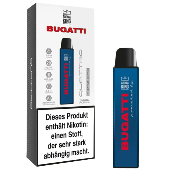 Aroma King Bugatti Quattro Blue Razz Lemonade