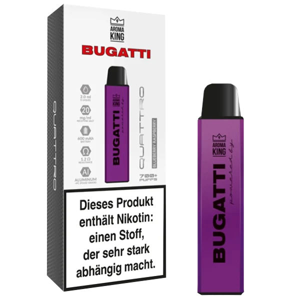Aroma King Bugatti Quattro Blueberry Raspberry