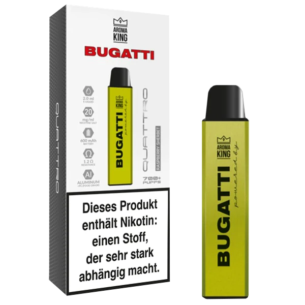 Aroma King Bugatti Quattro Raspberry Sherbet