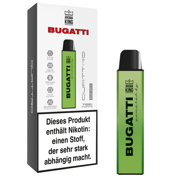 Aroma King Bugatti Quattro Sour Apple
