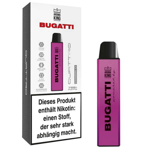Aroma King Bugatti Quattro Strawberry Ice