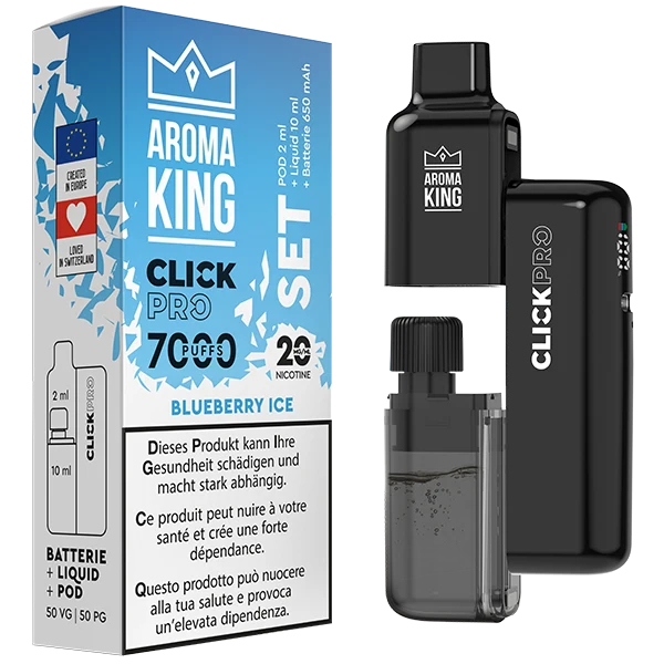 Aroma King Click Pro 7000 SET Blueberry Ice